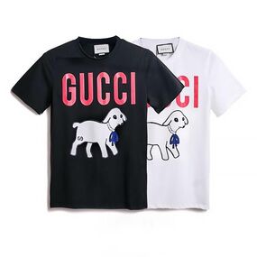 GUCCI(グッチ) ラムプリントTシャツ 3色 - XXL / ホワイト
