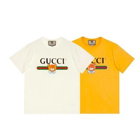 GUCCI(グッチ) x KAI テディベア オーバーサイズTシャツ 2色 - XXL / イェロー